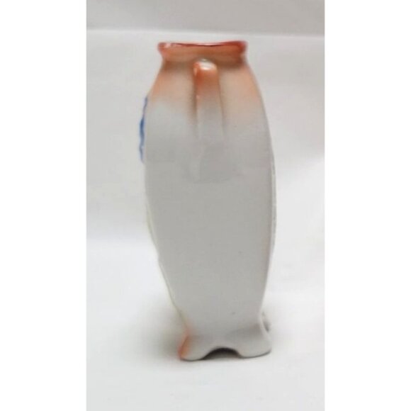 Vintage Hand-Painted Floral 2.5" Mini Porcelain Vase With Handles Made in Japan - Picture 2 of 6